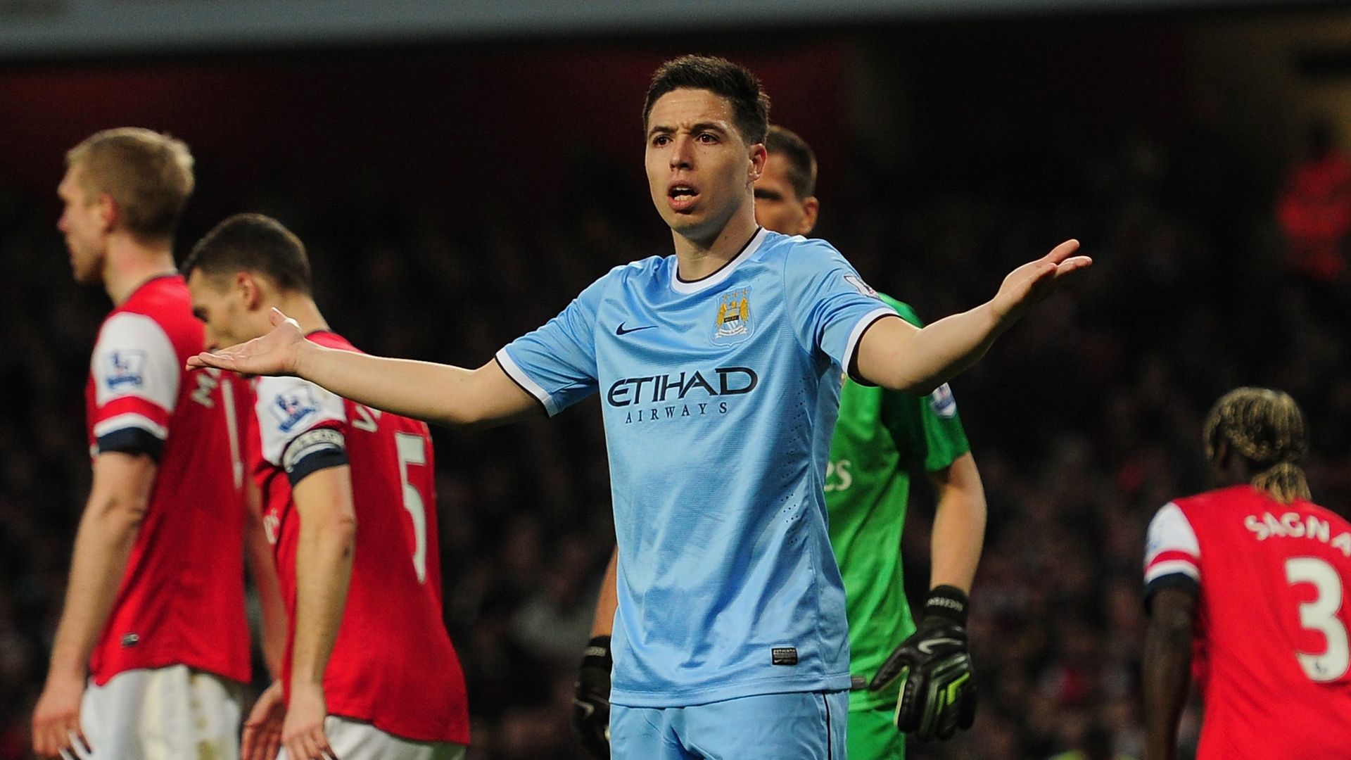 Samir Nasri Man City Arsenal