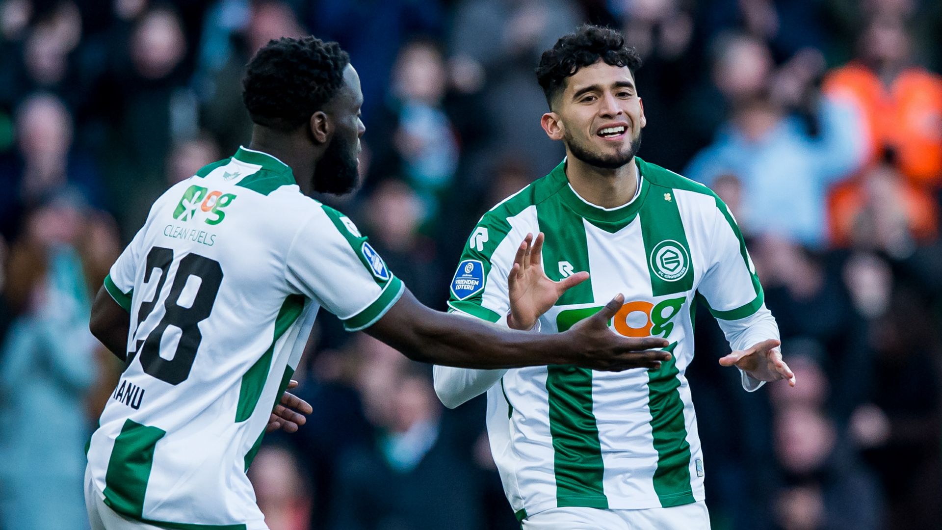 Ricardo Pepi Groningen celebrate