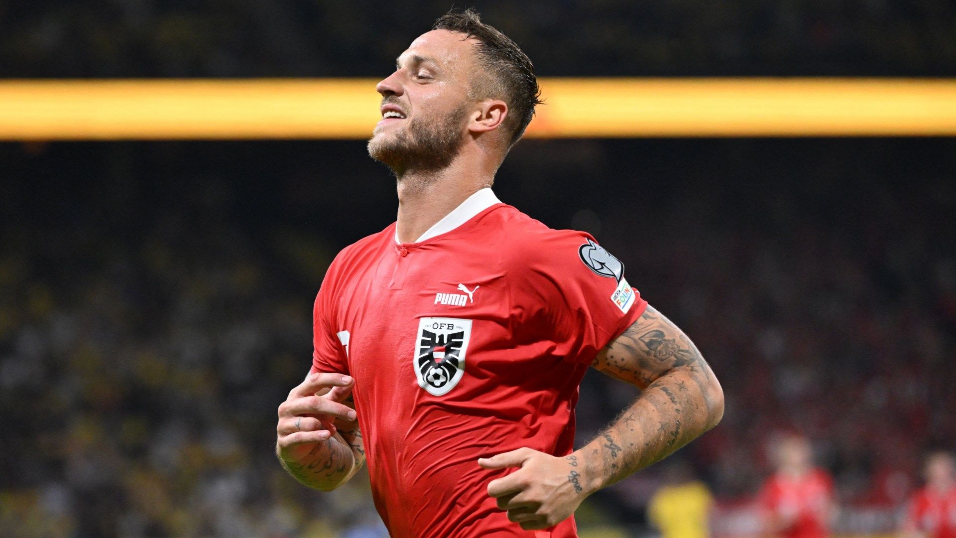 Marko Arnautovic Austria Euro 2024 qualifying