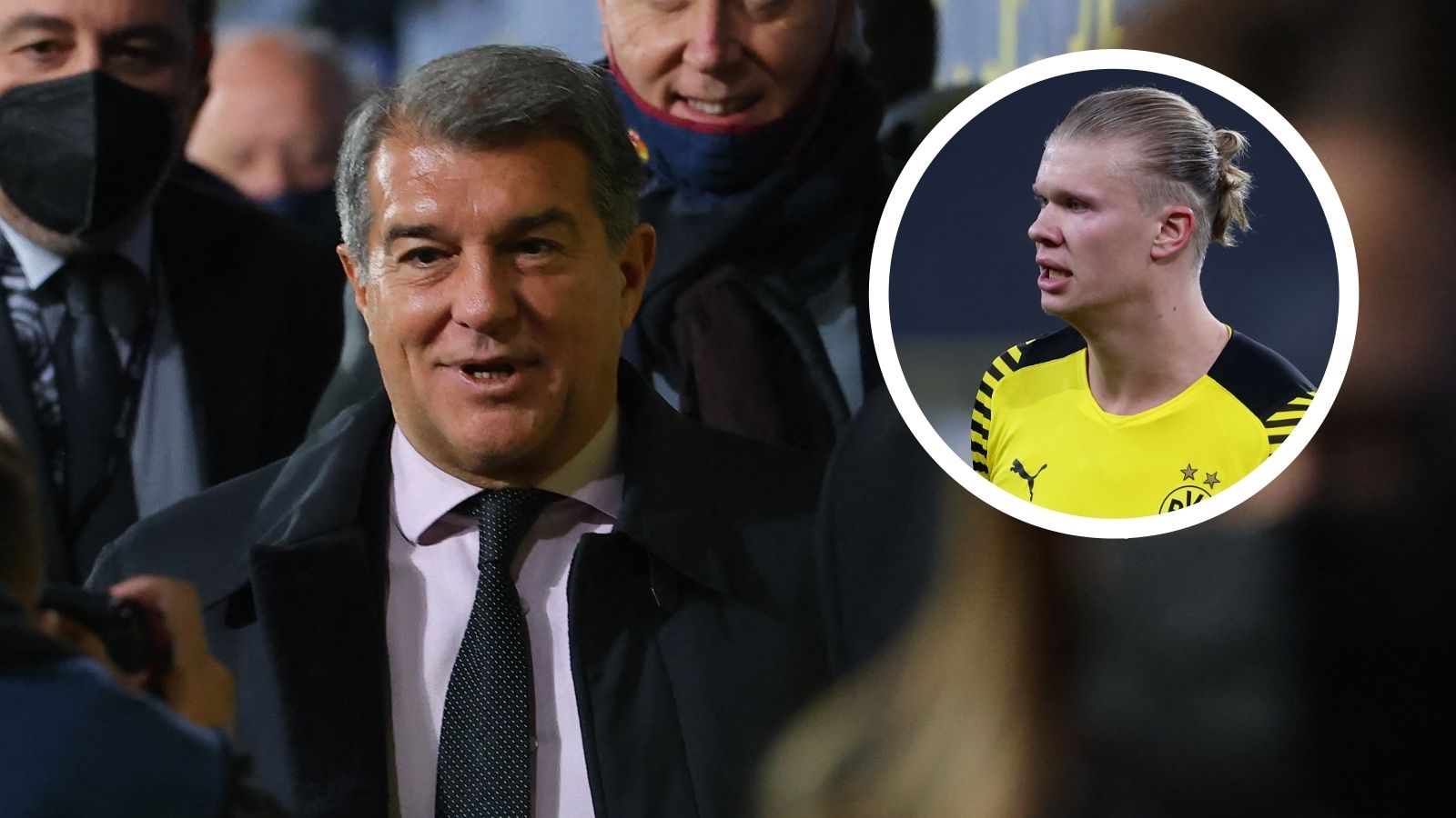 Joan Laporta, Erling Haaland