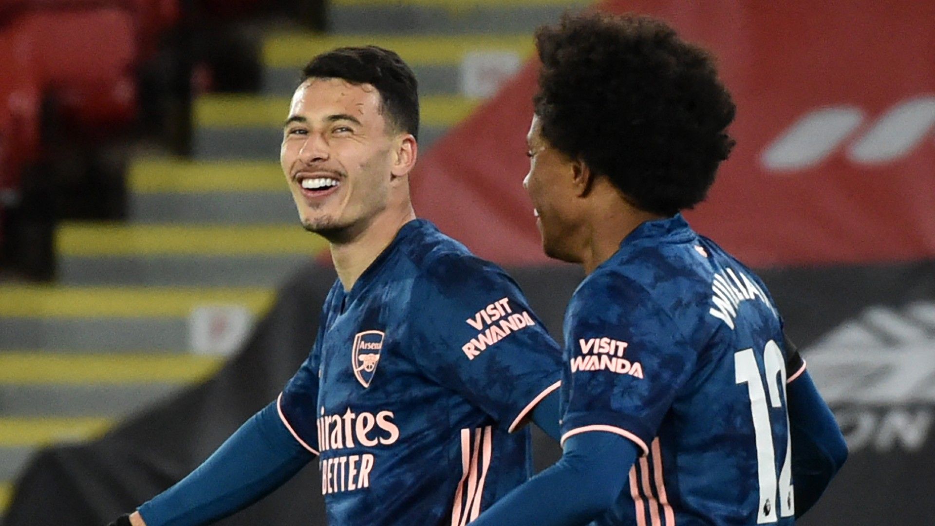 Gabriel Martinelli Willian Sheffield United vs Arsenal Premier League 2020-21
