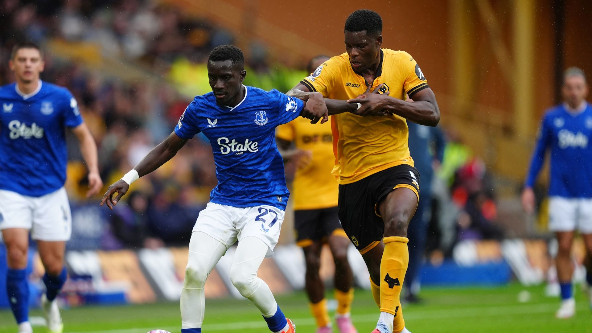 Idrissa Gana Gueye & Marshall Munetsi, Wolverhampton Wanderers vs Everton, August 2025