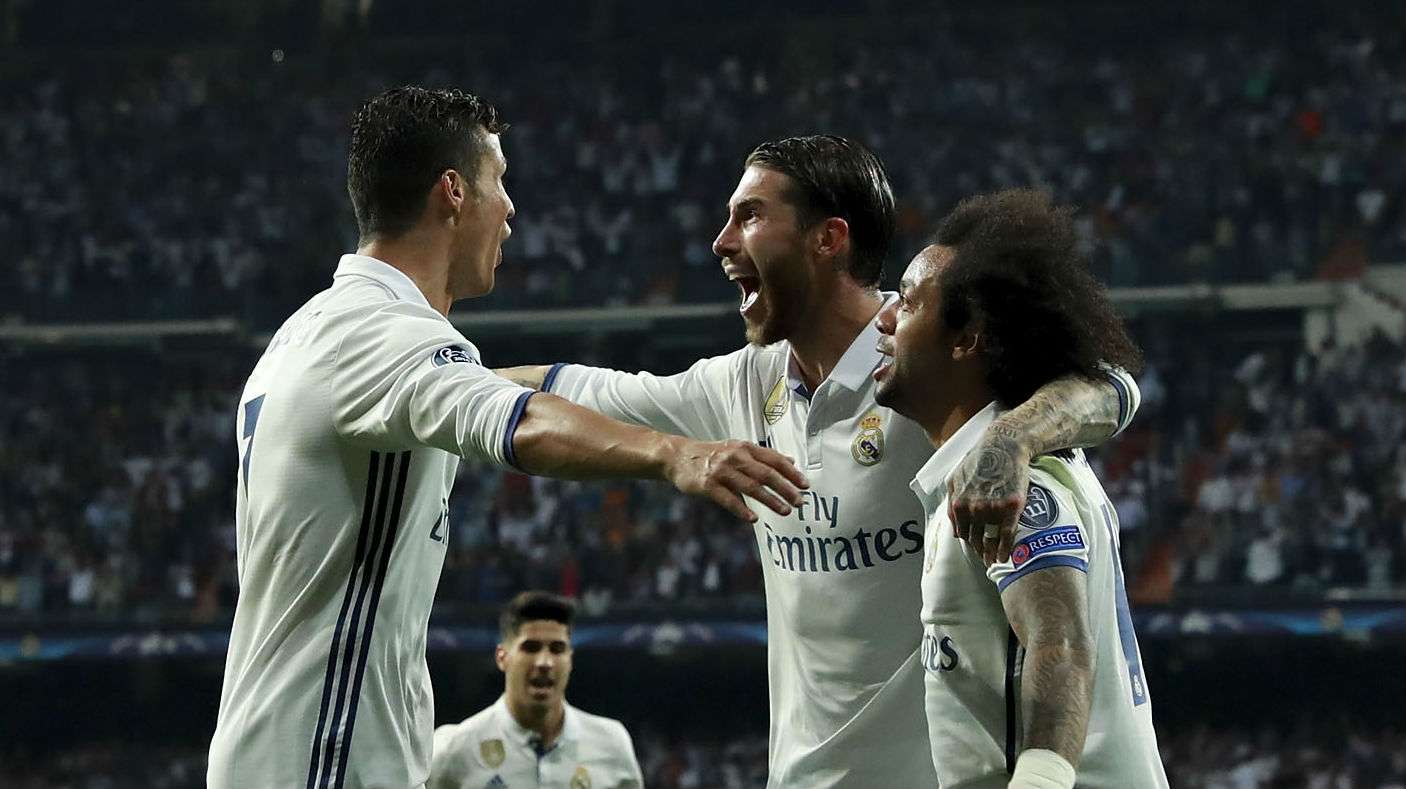 Cristiano Ronaldo Sergio Ramos Marcelo Real Madrid