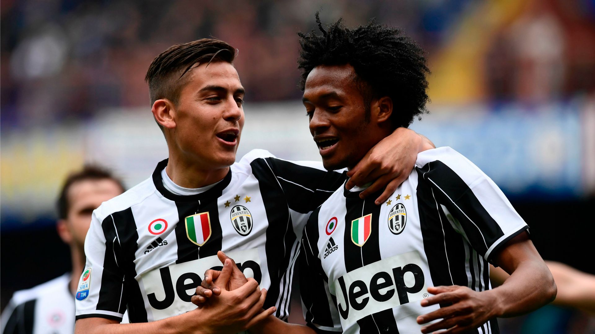 Juan Cuadrado Paulo Dybala Sampdoria Juventus Serie A