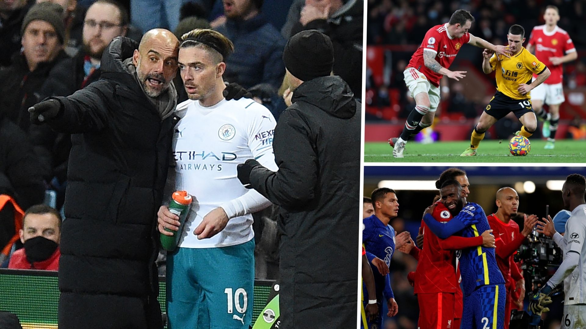 Guardiola, Manchester United, Liverpool Chelsea 