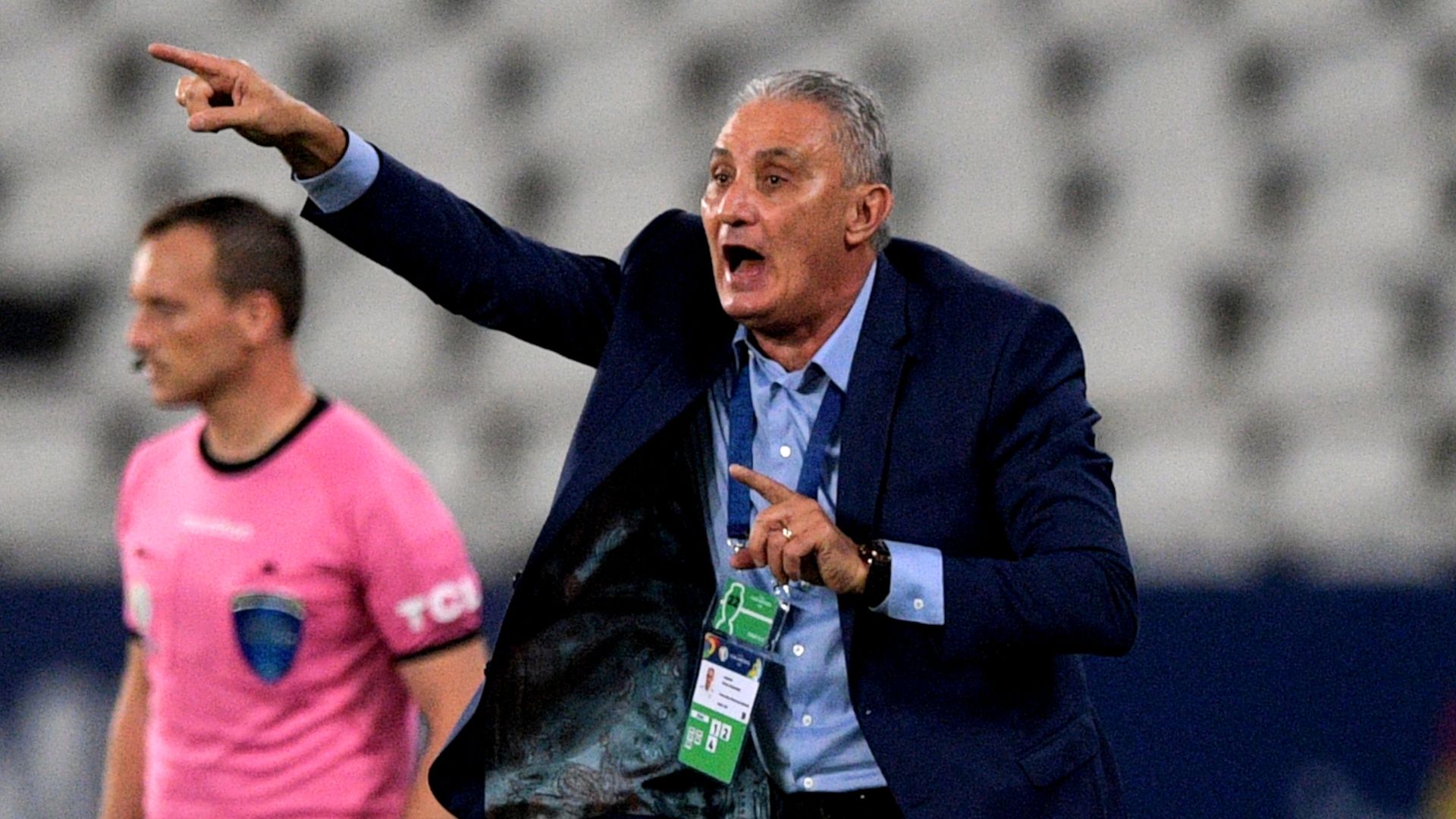 Tite - Brasil x Chile quartas Copa América 02072021