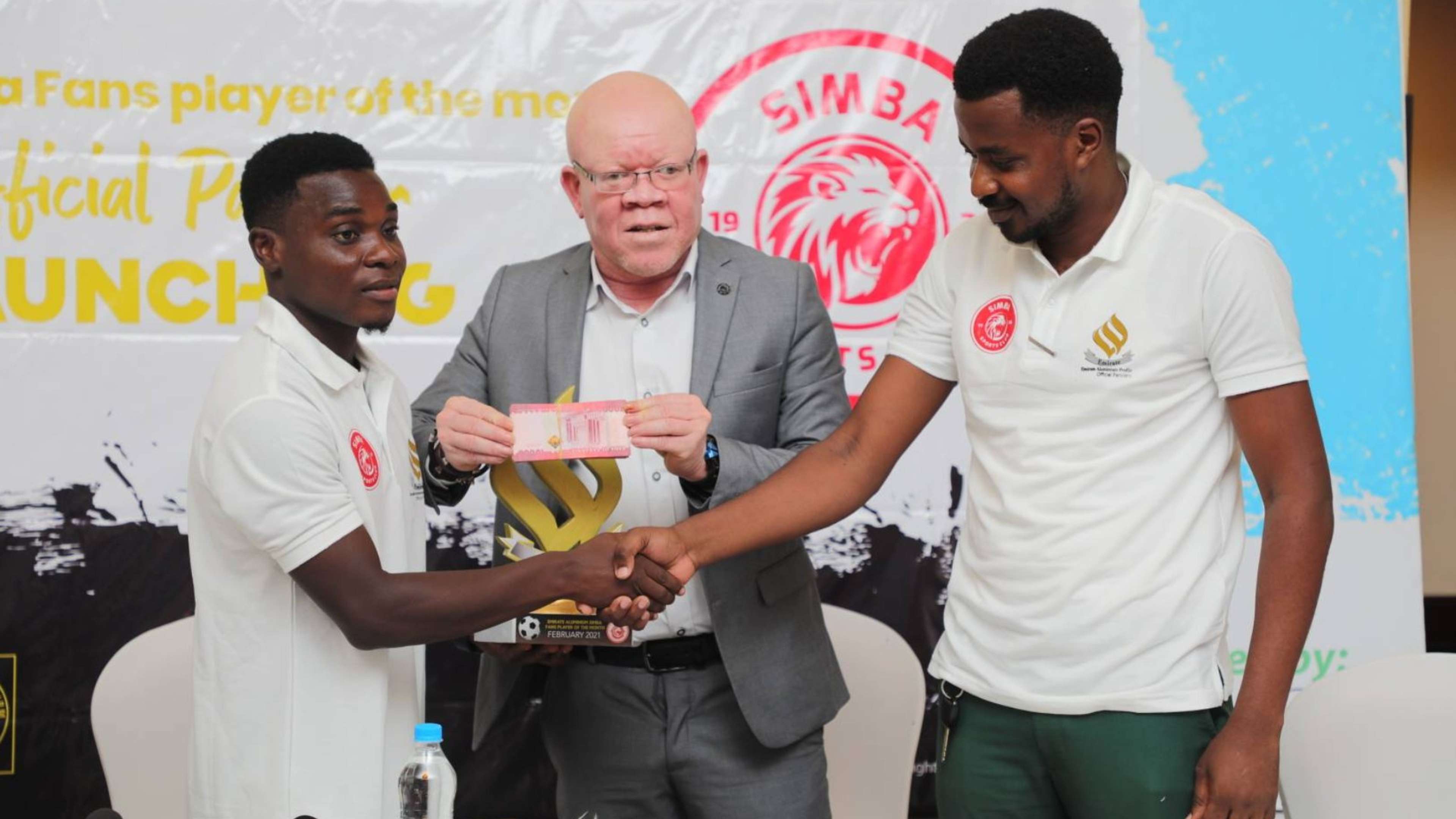 Luis Miquissone named best Simba SC player for February.