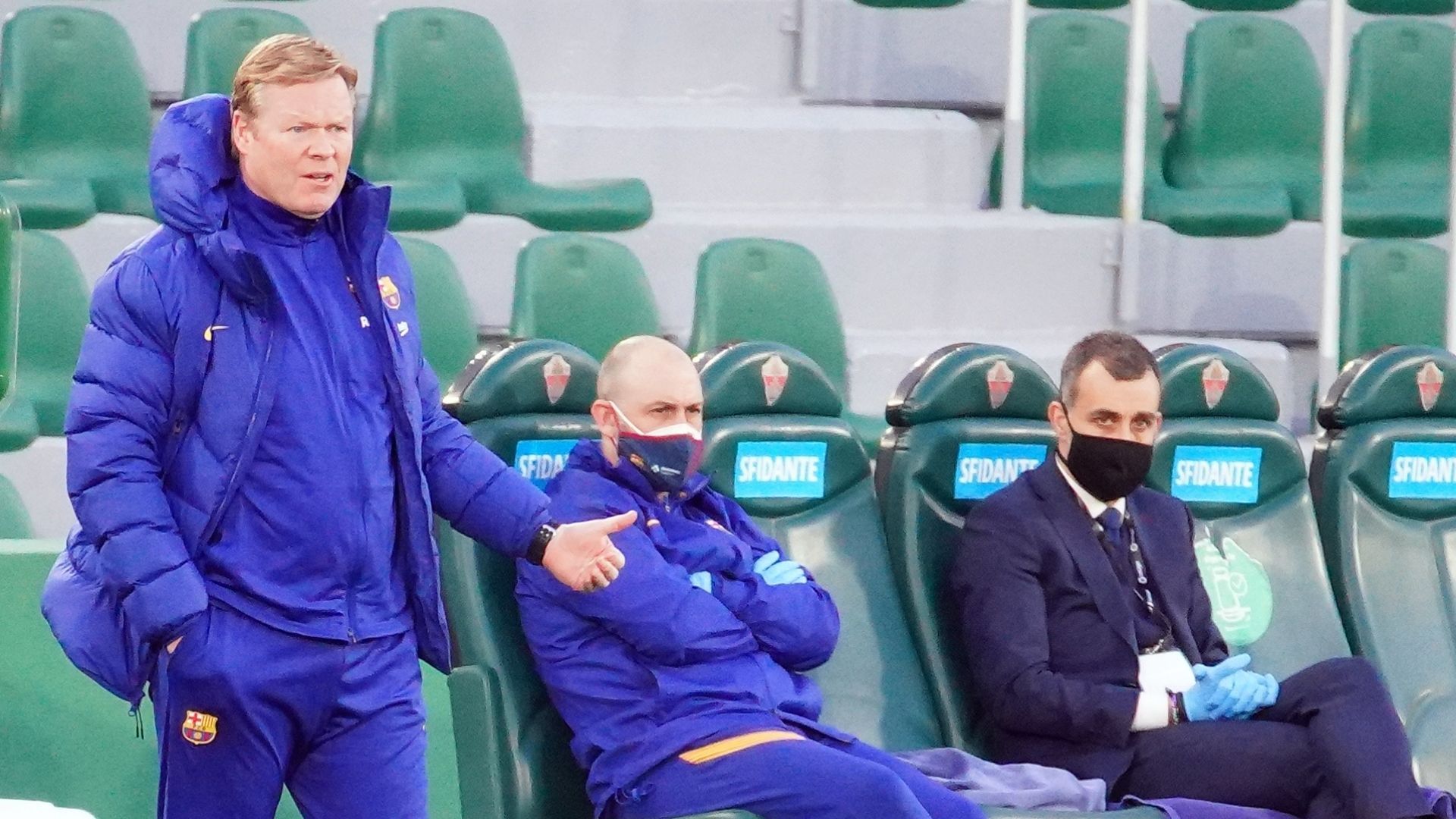 Koeman Elche Barcelona 24012021