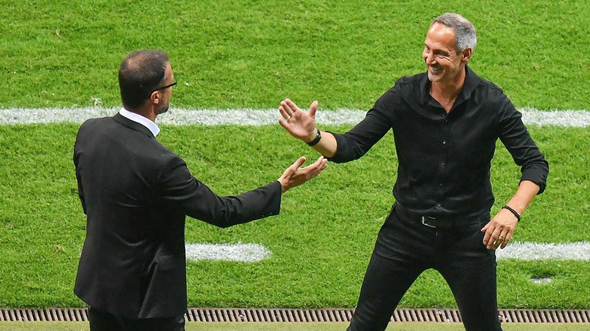 GER ONLY Fredi Bobic Adi Hütter Eintracht Frankfurt