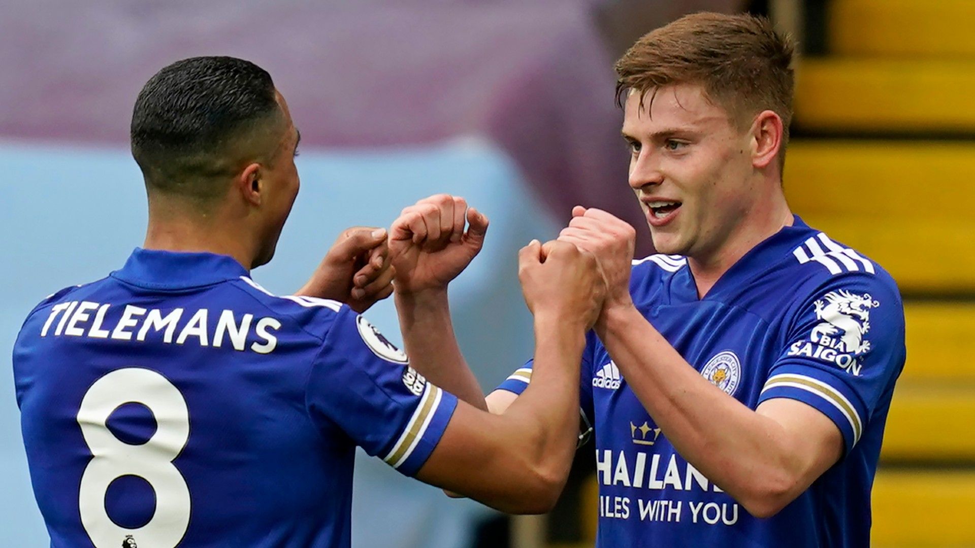 Youri Tielemans Harvey Barnes Leicester 2020-21