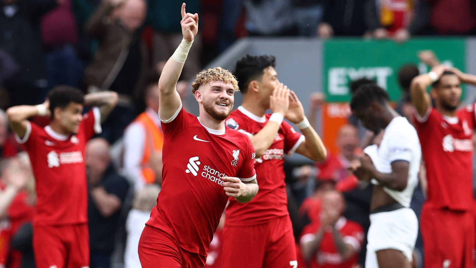 Harvey Elliott Liverpool Tottenham Premier League 2023-24