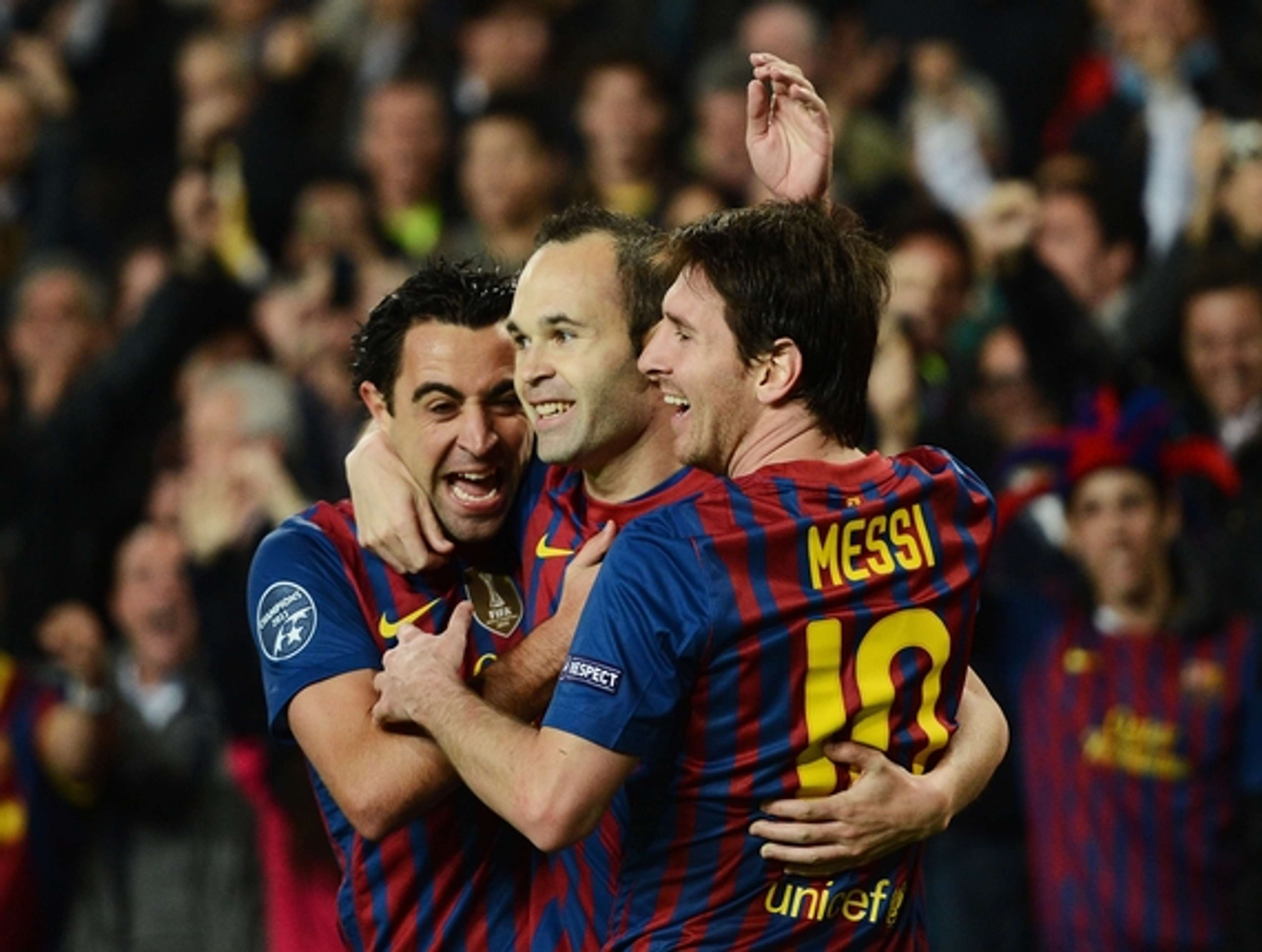 Messi, Xavi, Iniesta - FC Barcelona