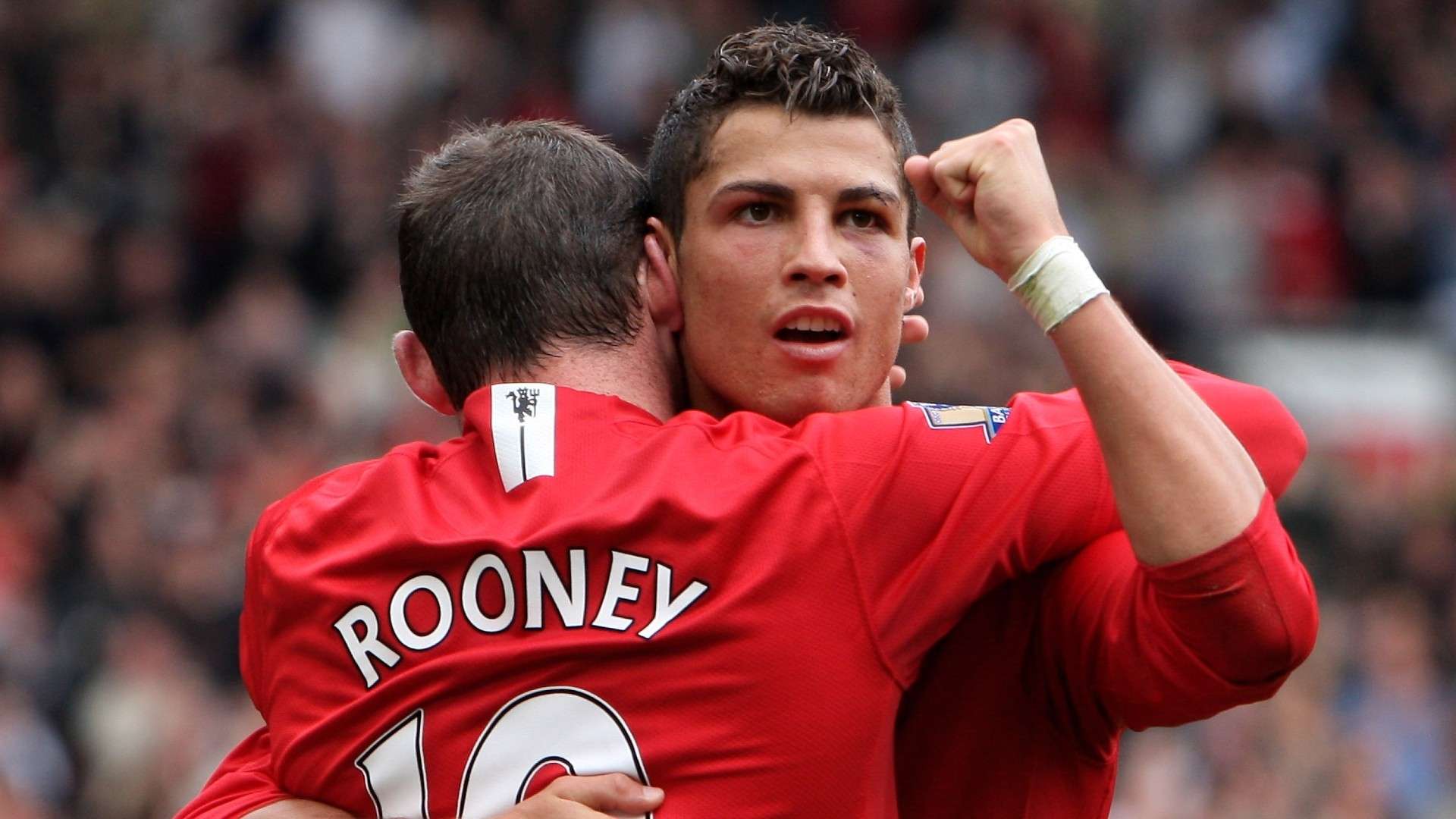Cristiano Ronaldo Wayne Rooney Manchester United