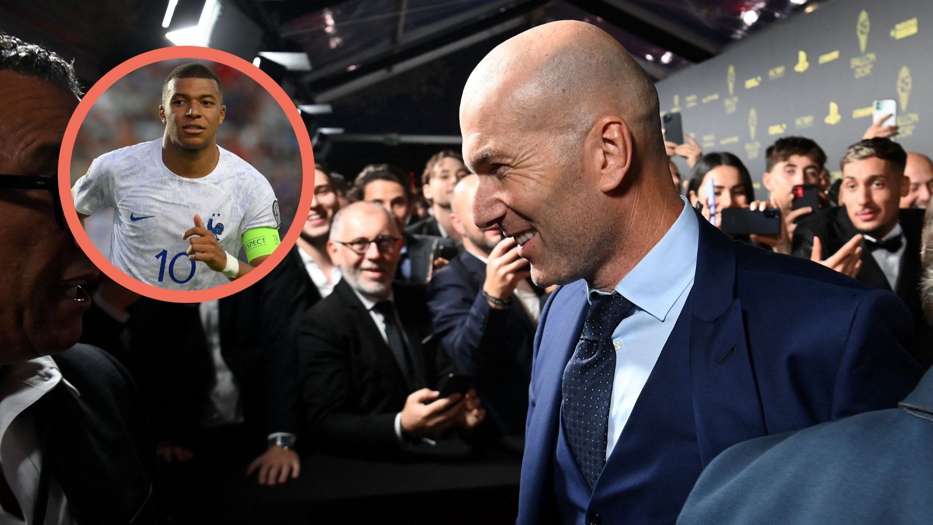 Zinedine Zidane, Kylian Mbappe GFX