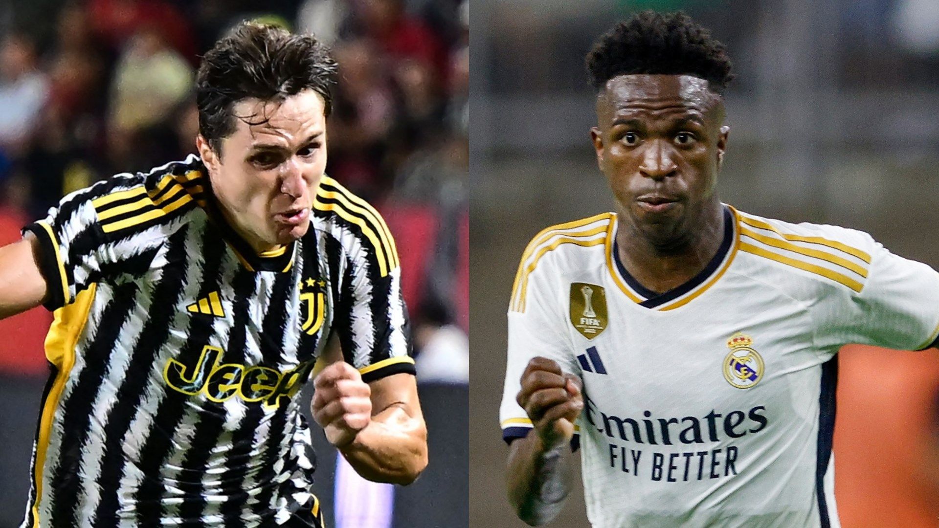 Federico Chiesa Vinicius Junior Juventus Real Madrid