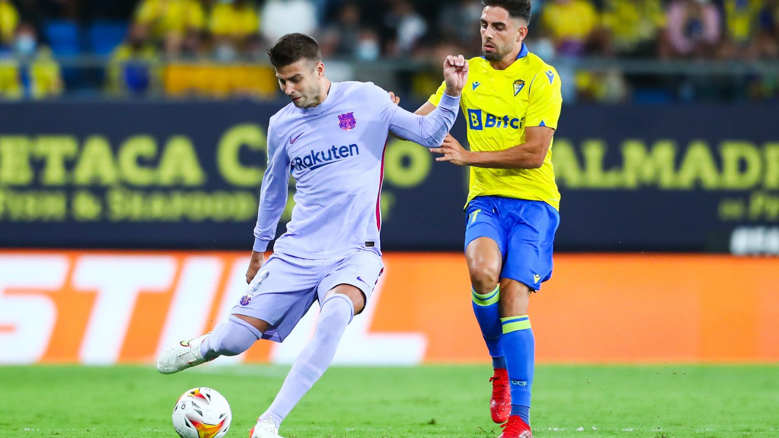 Piqué, Cádiz vs. Barcelona