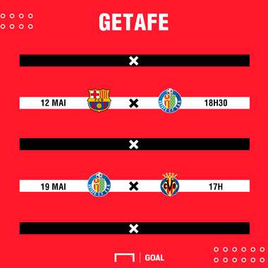 Calendrier Getafe