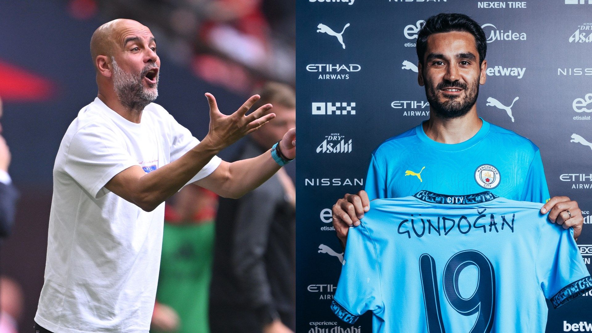 Pep Guardiola Ilkay Gundogan