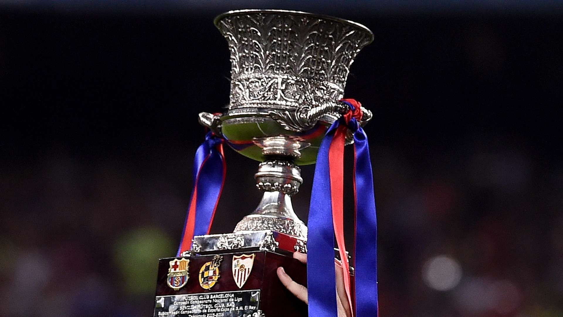 Spanish Super Cup trophy