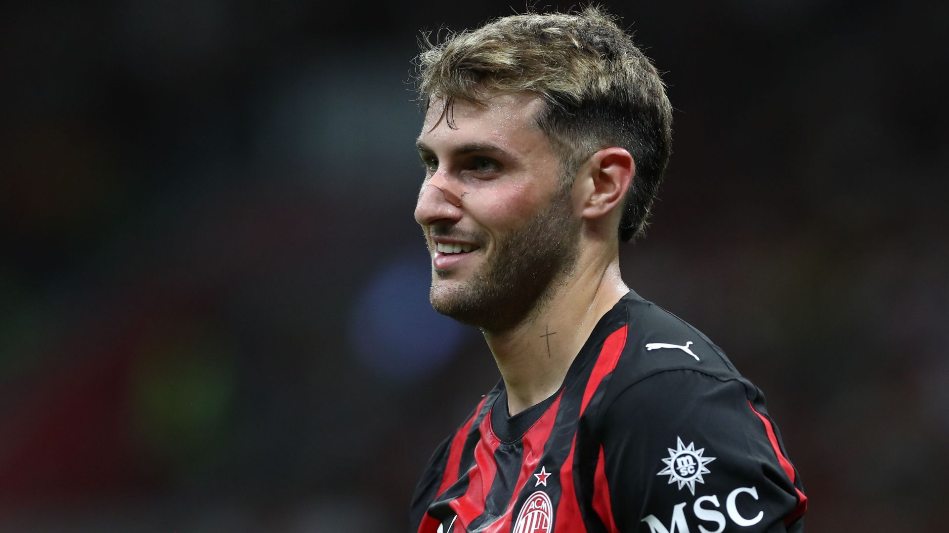 Gimenez Milan Bari 17 agosto 2025 Coppa Italia