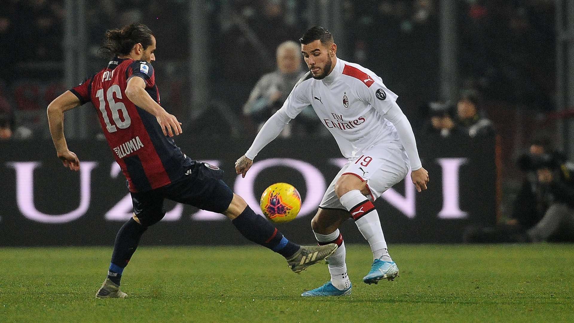 Theo Hernandez Bologna Milan 2019