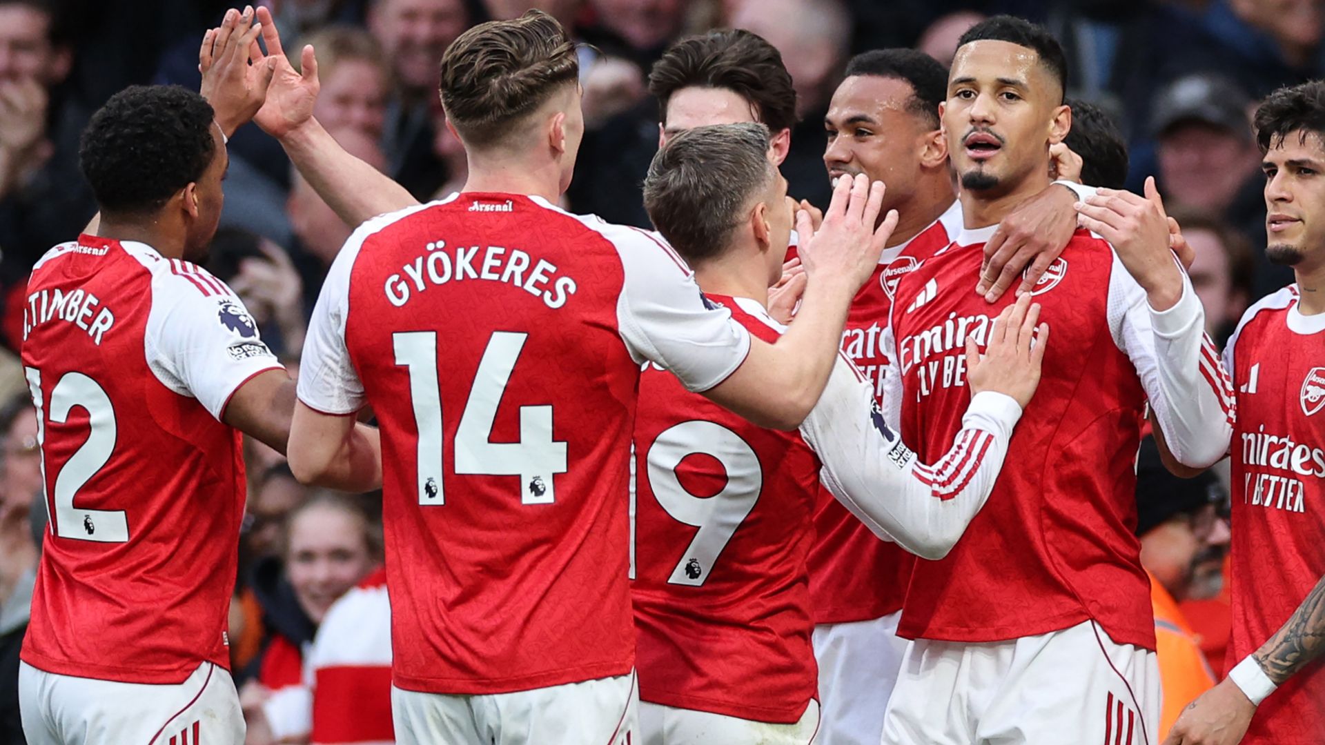 Arsenal goal 2025-26 general William Saliba