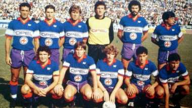 Fiorentina lineup Serie A 1984/85