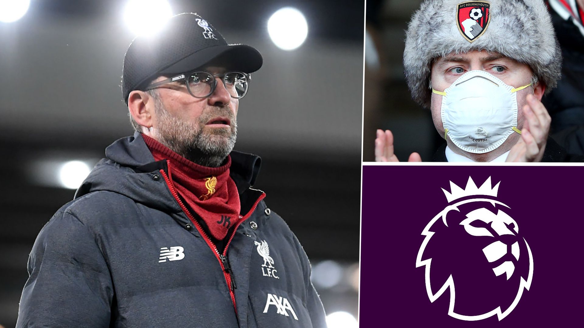 Premier League Jurgen Klopp coronavirus composite
