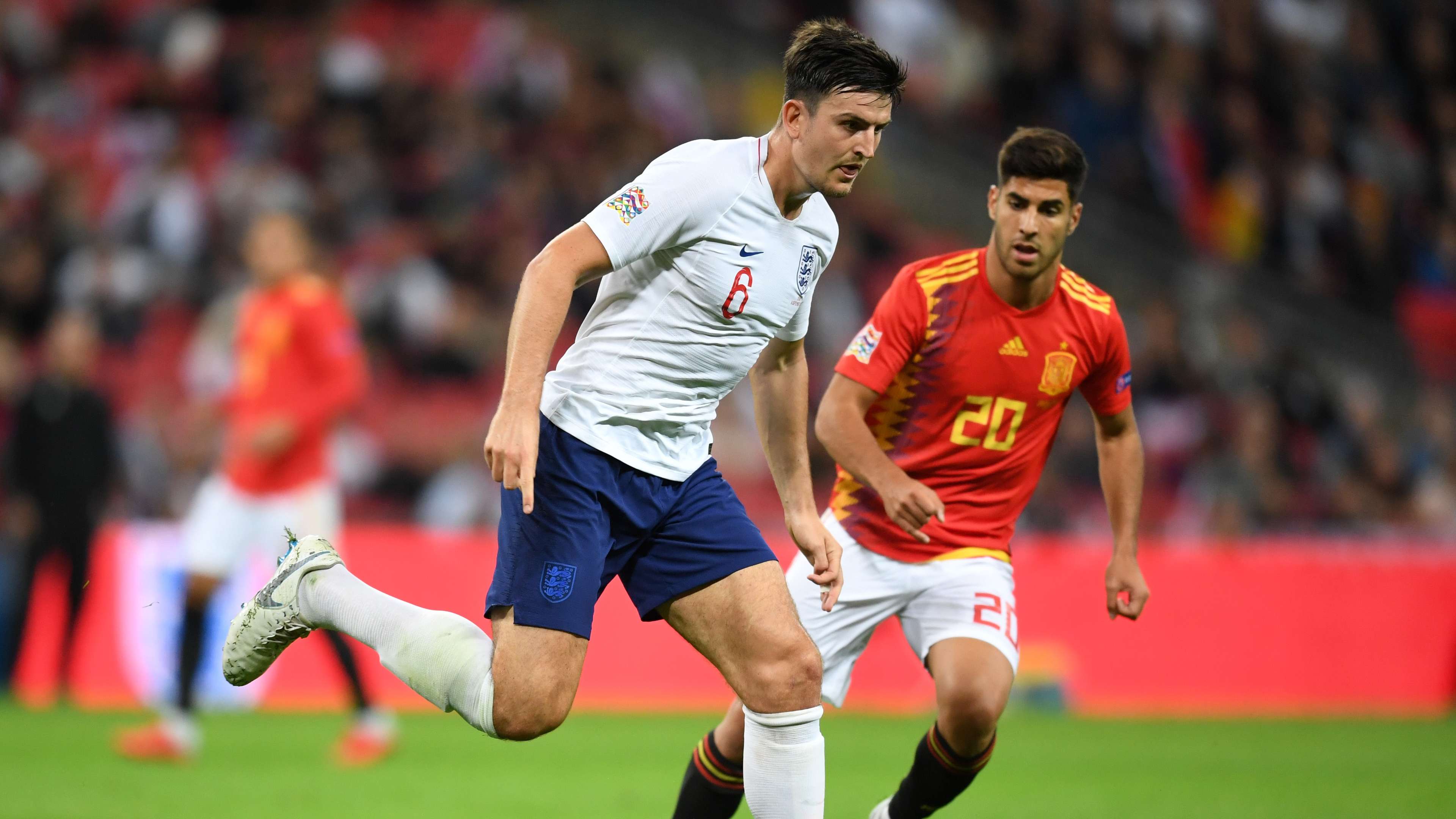 Marco Asensio Harry Maguire Inglaterra España England Spain Nations League 08092018