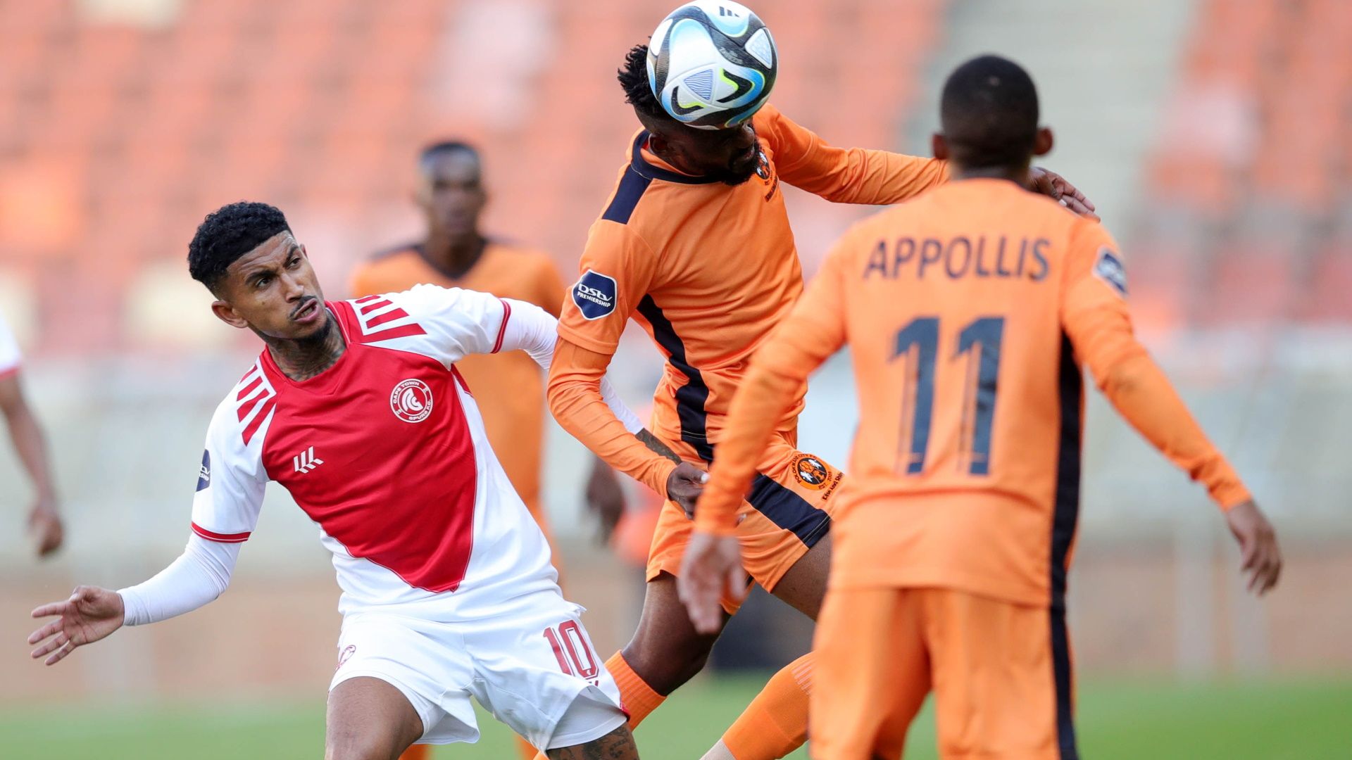 Keagan Buchanan, Oswin Appollis, Polokwane City vs Cape Town Spurs, August 2023