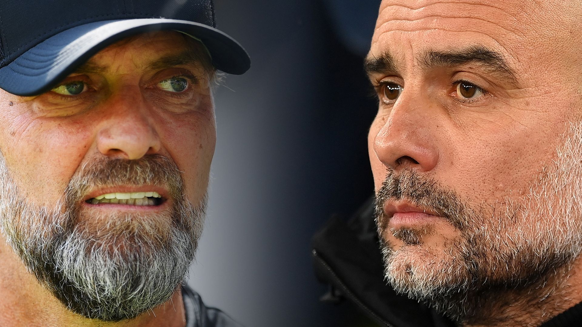 Jurgen Klopp Pep Guardiola Liverpool Man City