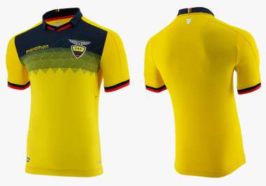 camiseta titular Ecuador Copa America 2019
