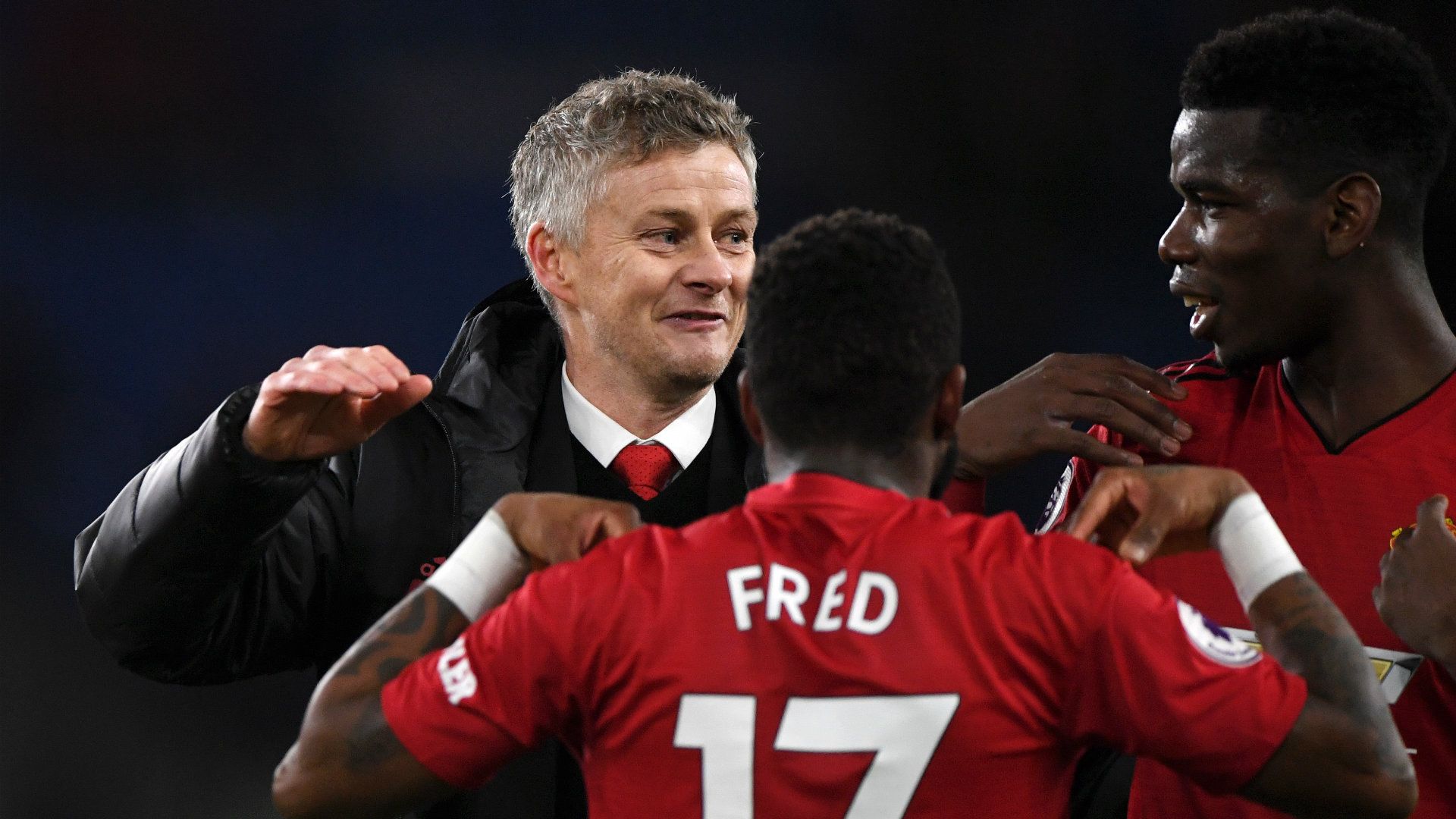 Ole Gunnar Solskjaer Paul Pogba Cardiff vs Manchester United Premier League 2018-19