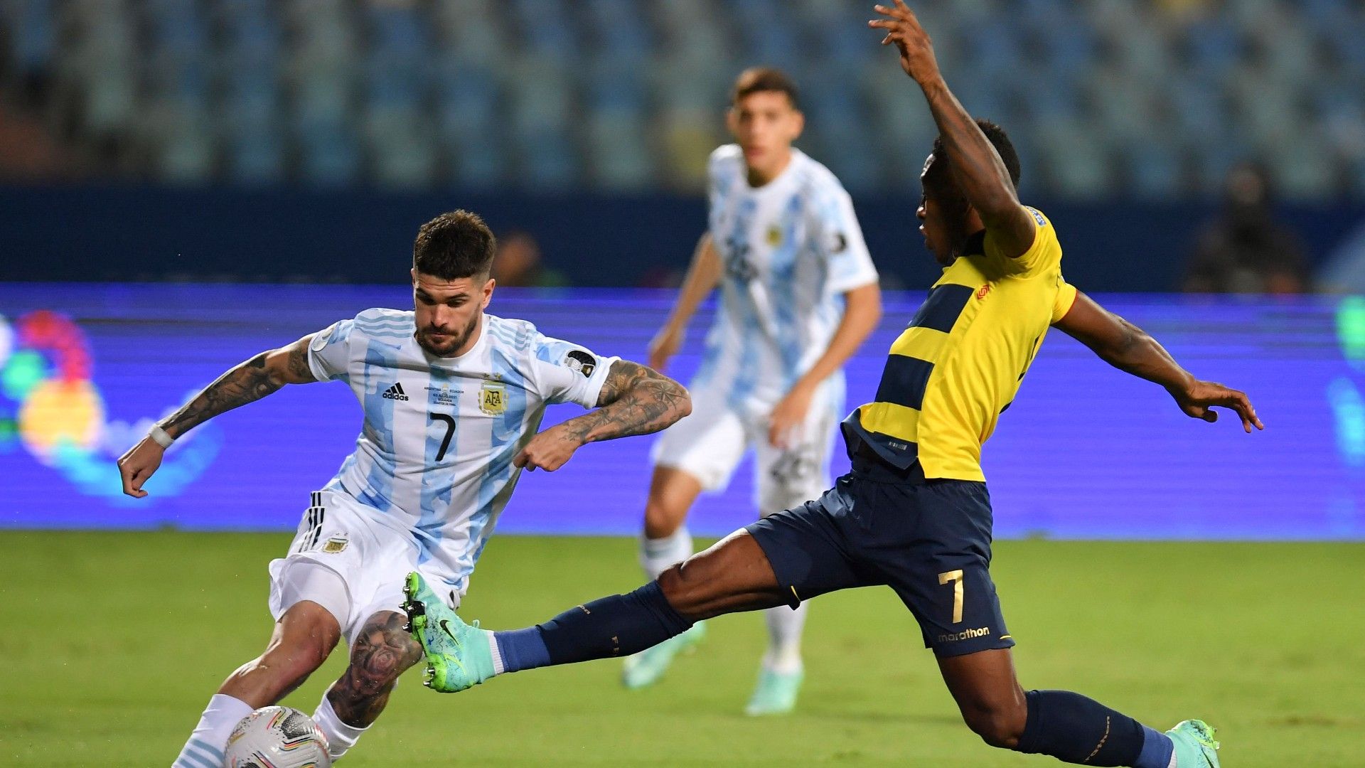 Rodrigo De Paul Argentina Ecuador Copa America 03072021