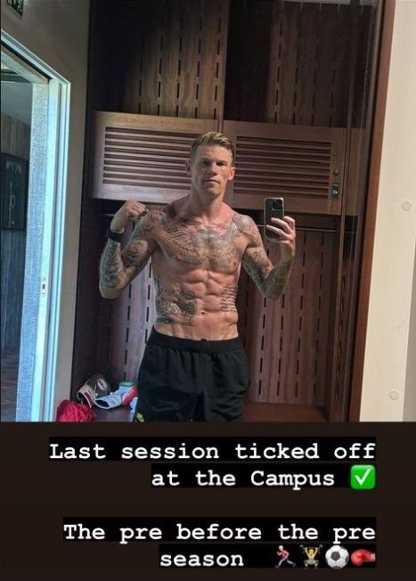 James McClean pre before pre season 2024