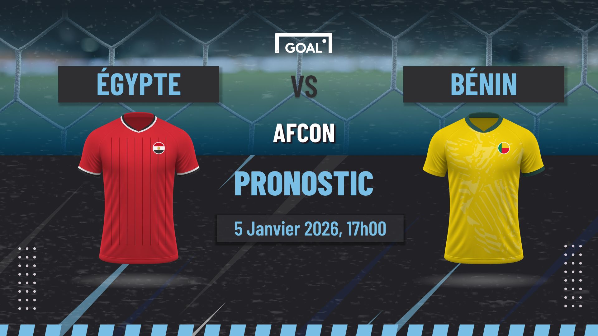 Pronostic Égypte vs Bénin