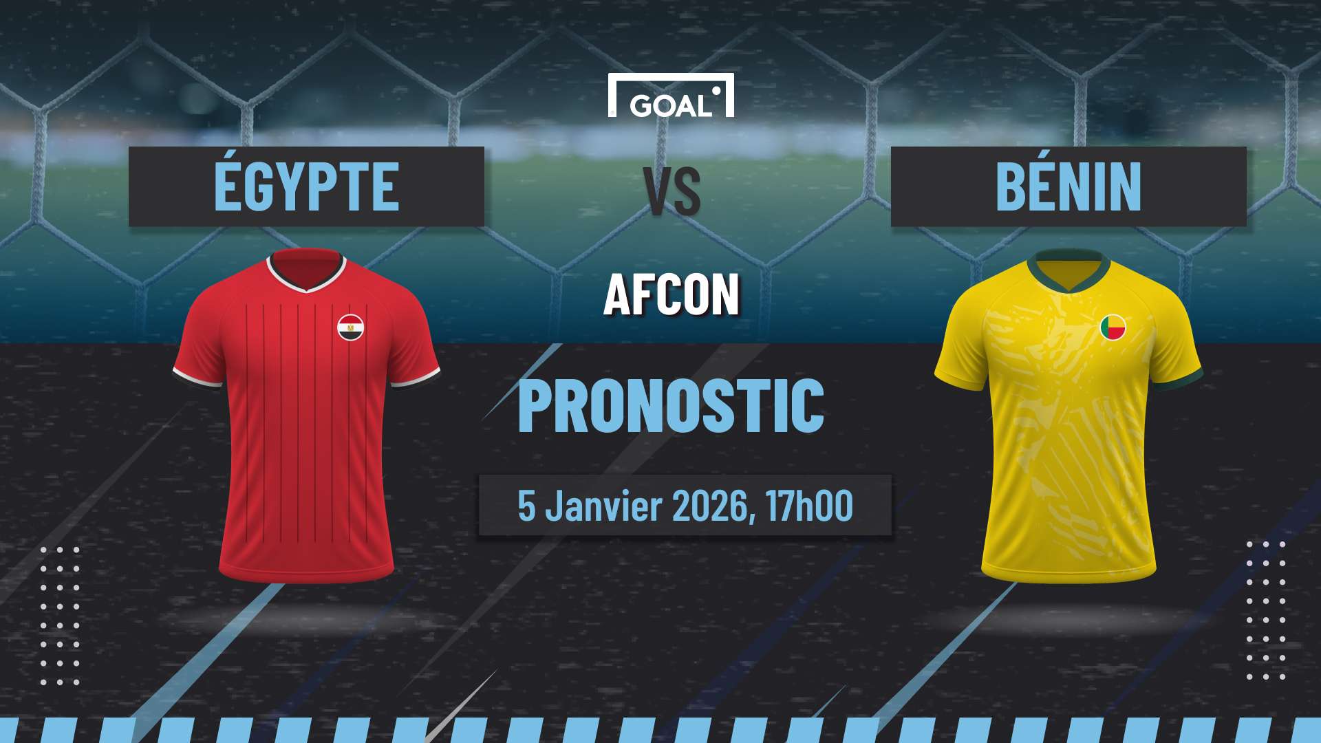Pronostic Égypte vs Bénin