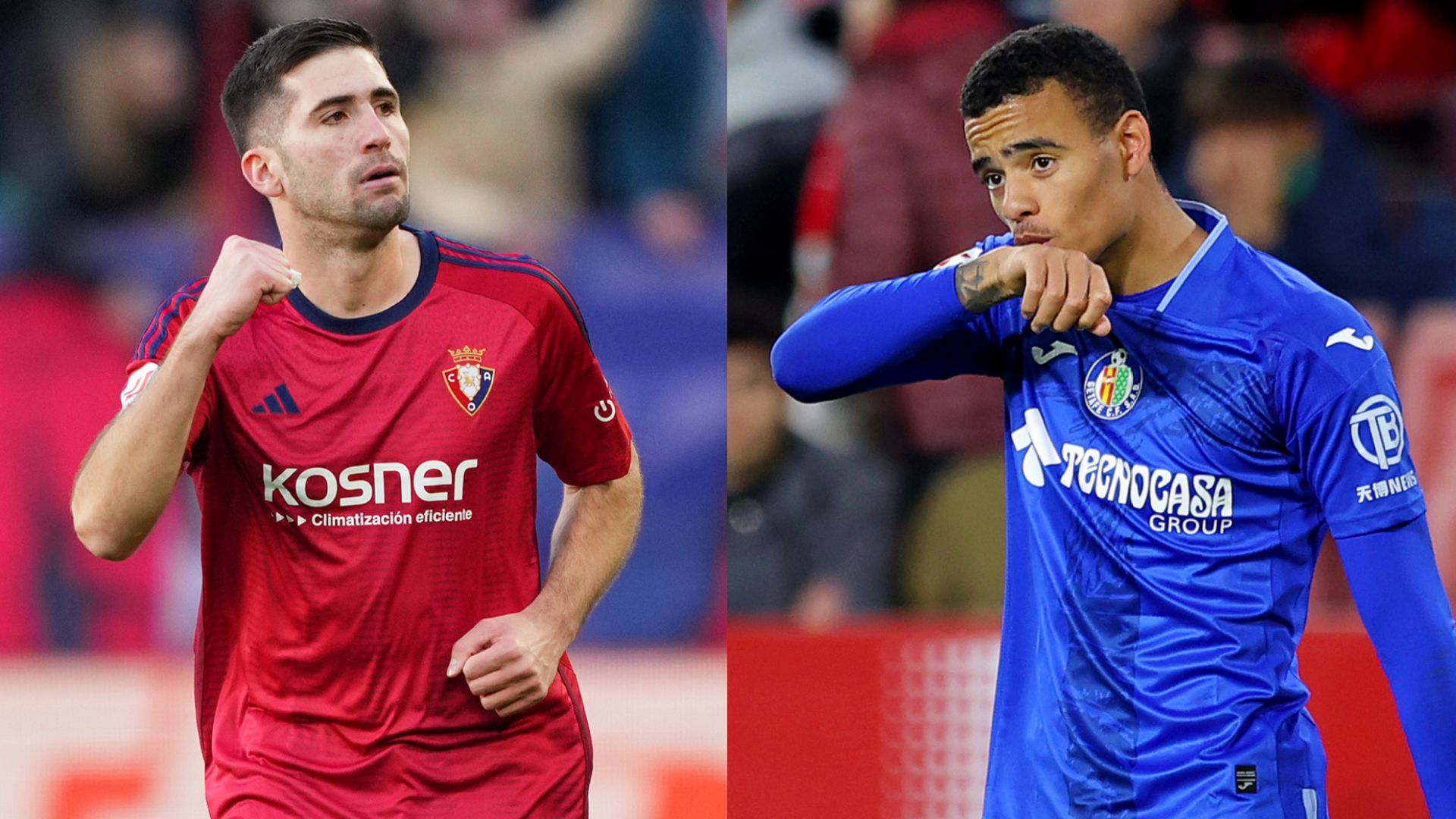 Jesus Areso Mason Greenwood Osasuna Getafe 2023-24