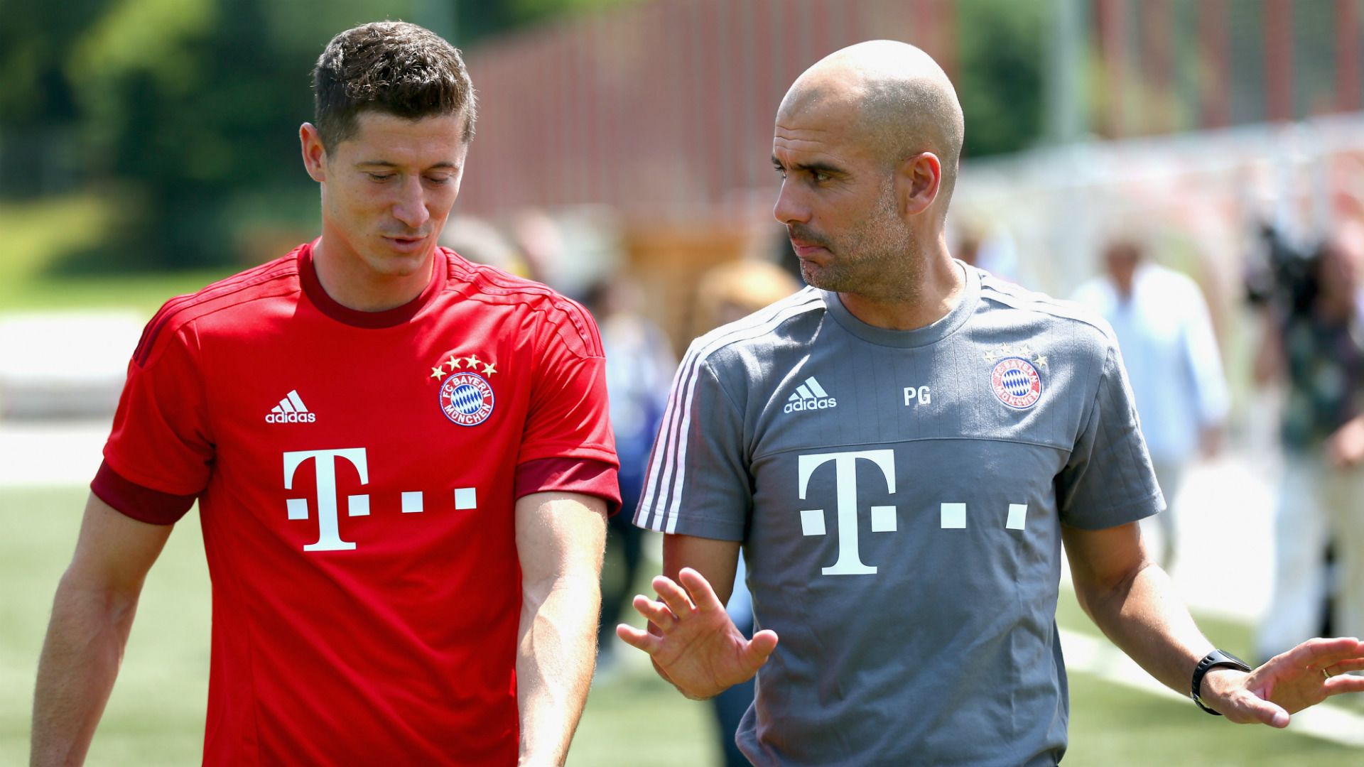 Guardiola Lewandowski