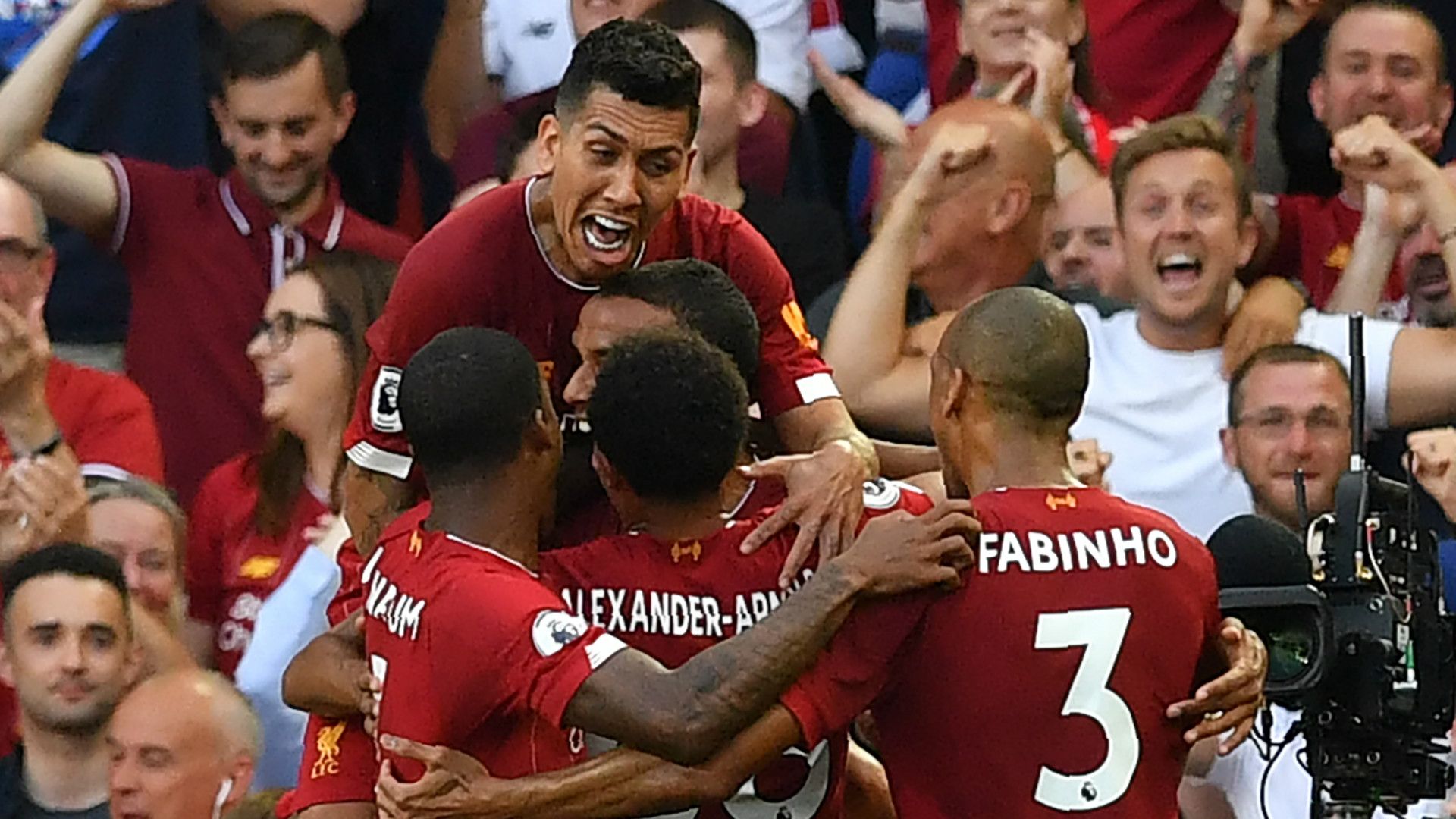 Liverpool celebrate 2019-20