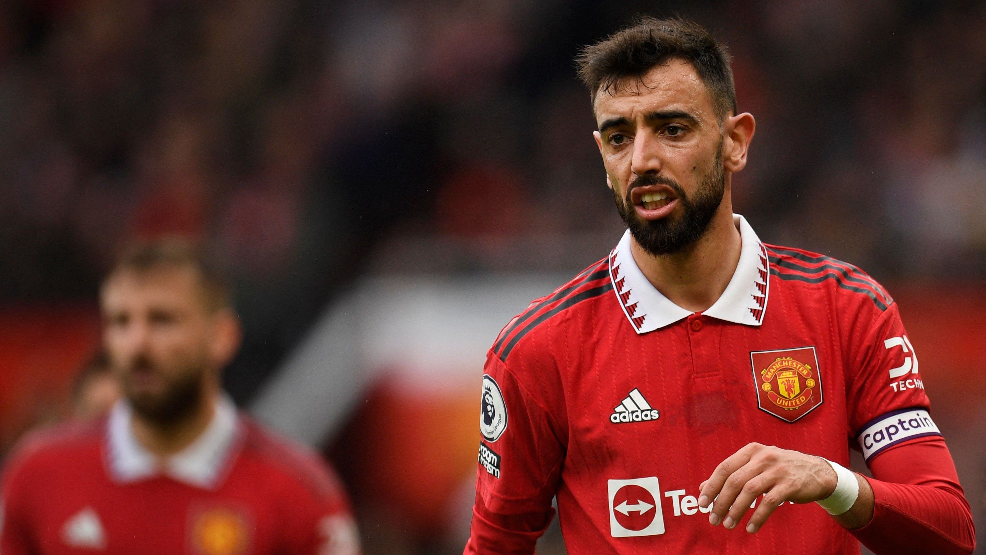 Bruno Fernandes Man Utd Aston Villa 2022-23