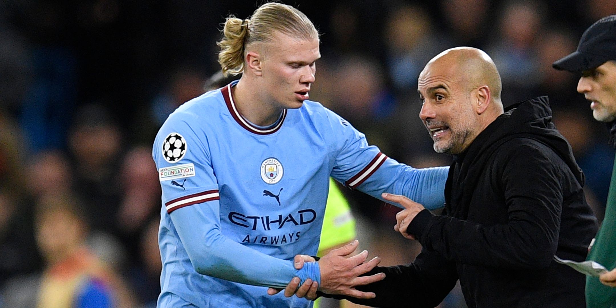 Guardiola Haaland 2:1