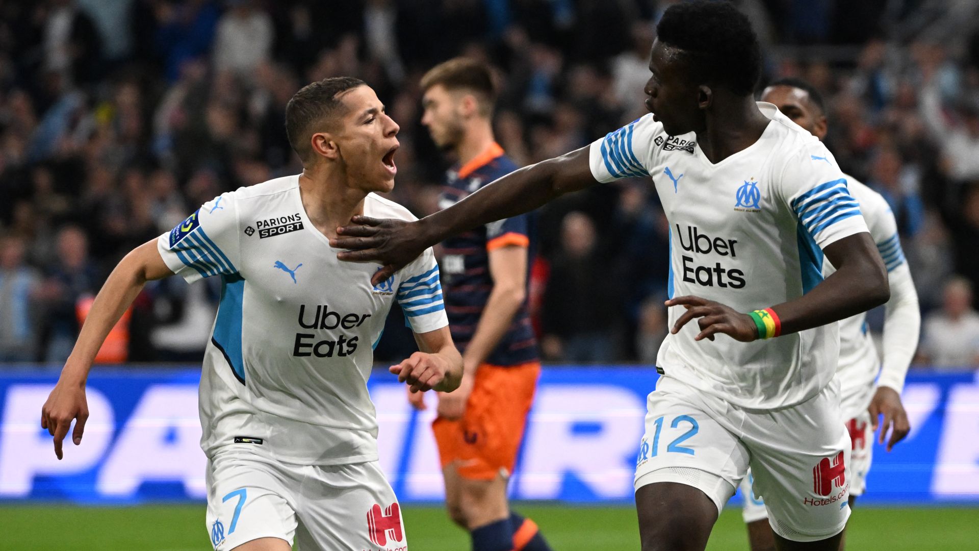 Amine Harit Bamba Dieng Marseille Montpellier Ligue 1 10042022