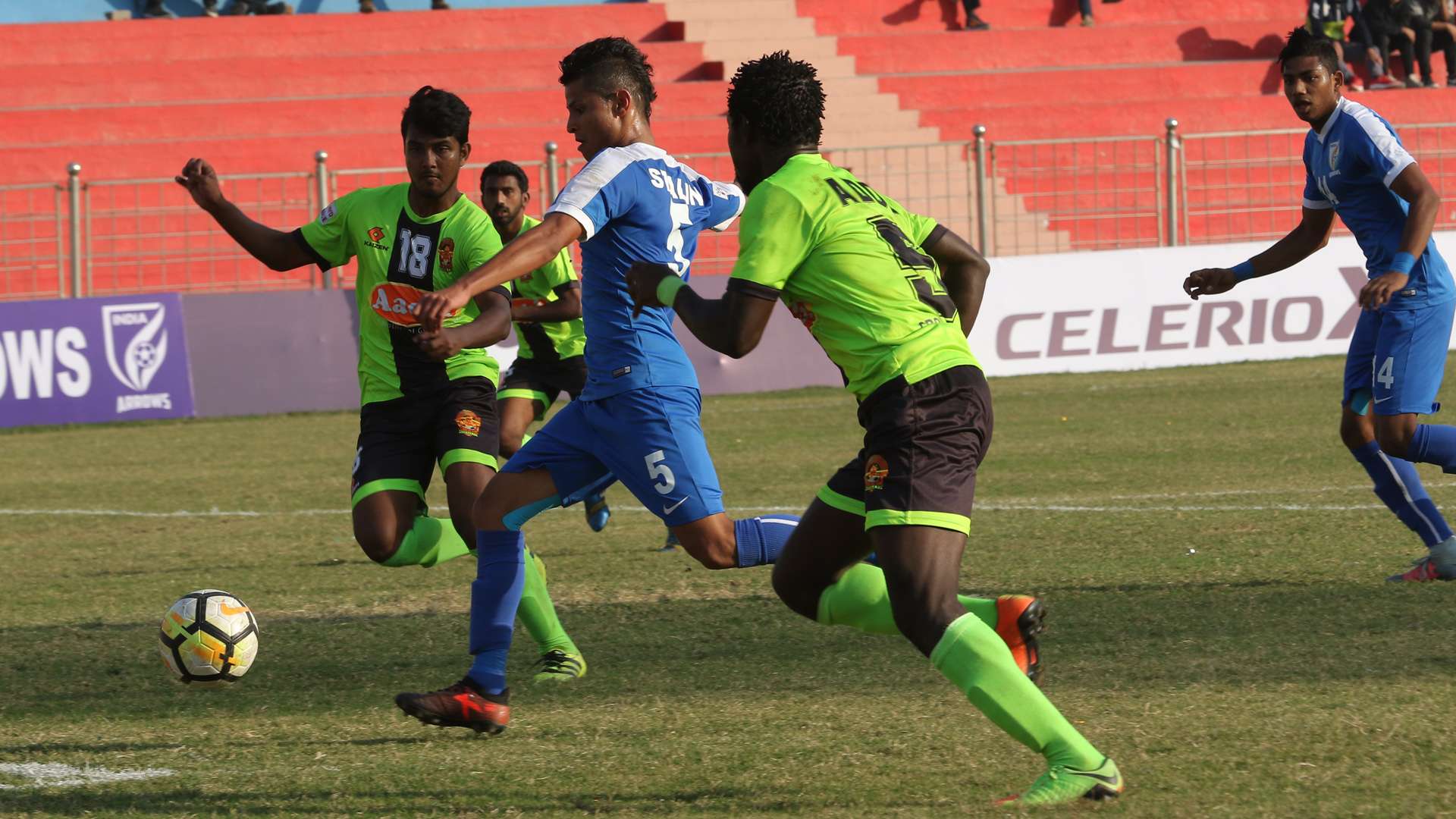Sanjeev Stalin Indian Arrows Gokulam FC I-League 2017/2018