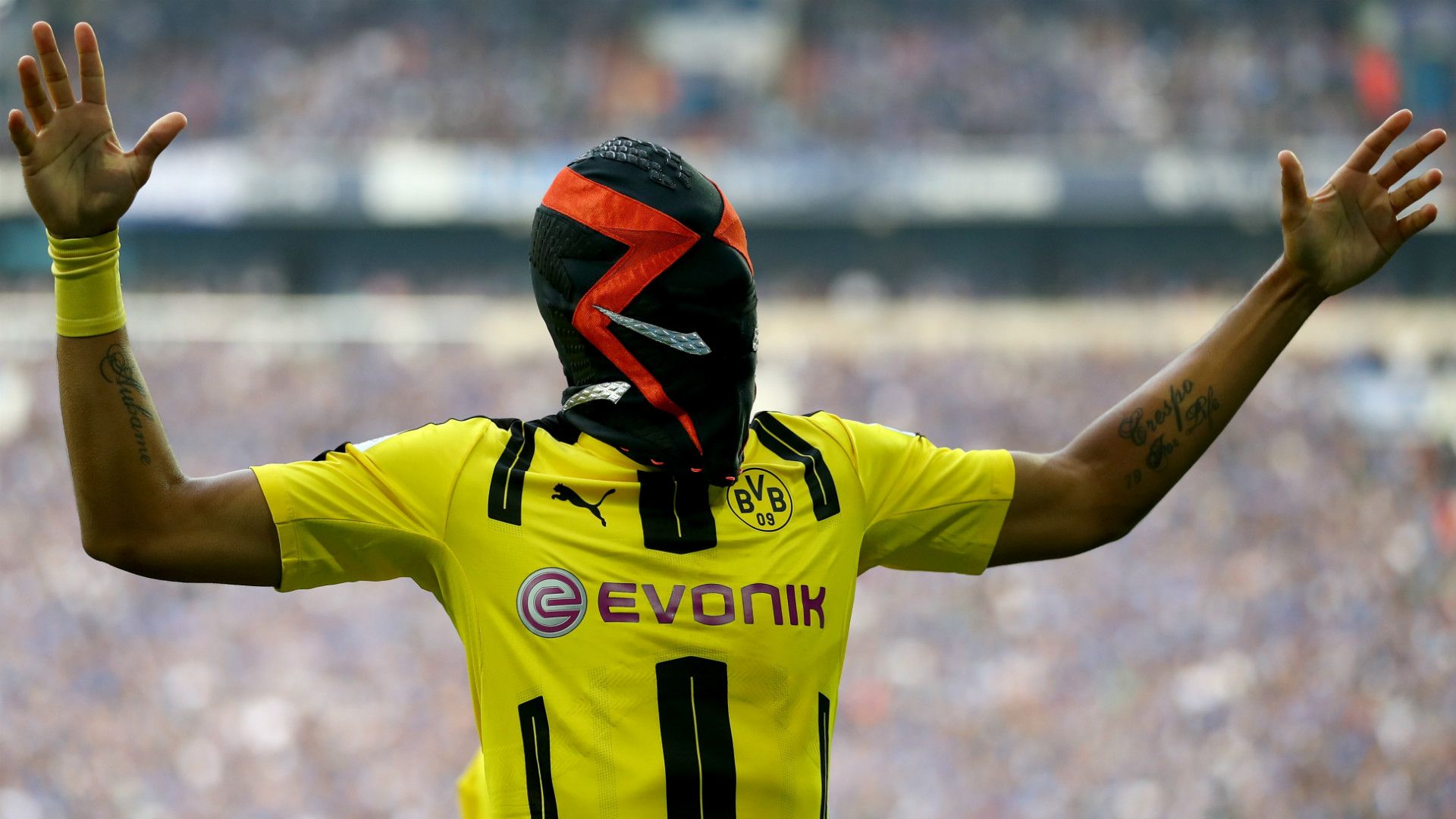 PIERRE EMERICK AUBAMEYANG BORUSSIA DORTMUND GERMAN BUNDESLIGA 01042017