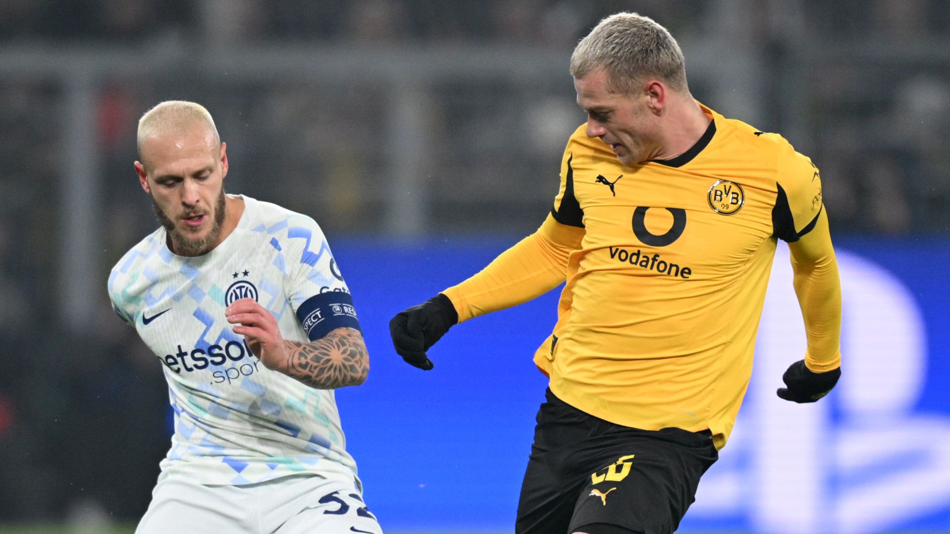 Dimarco Borussia Dortmund Inter Champions League