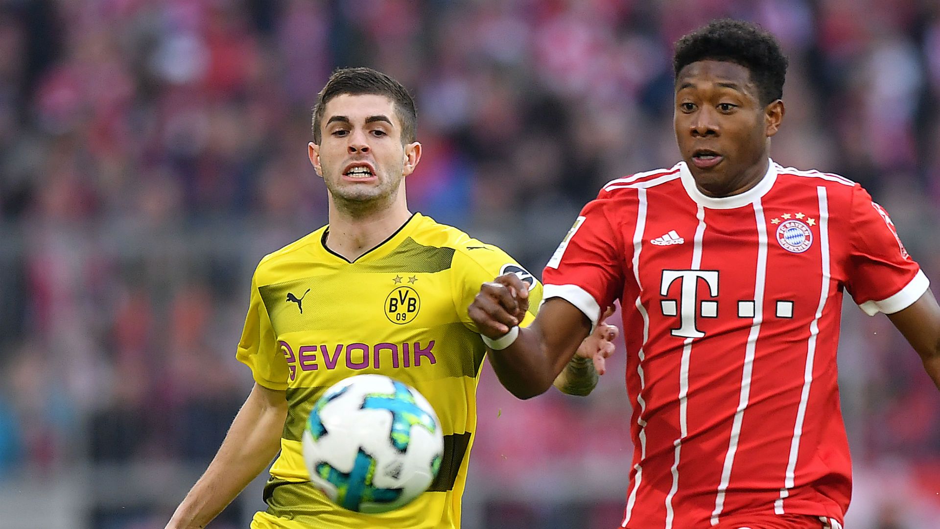 Christian Pulisic David Alaba Borussia Dortmund Bayern Munich