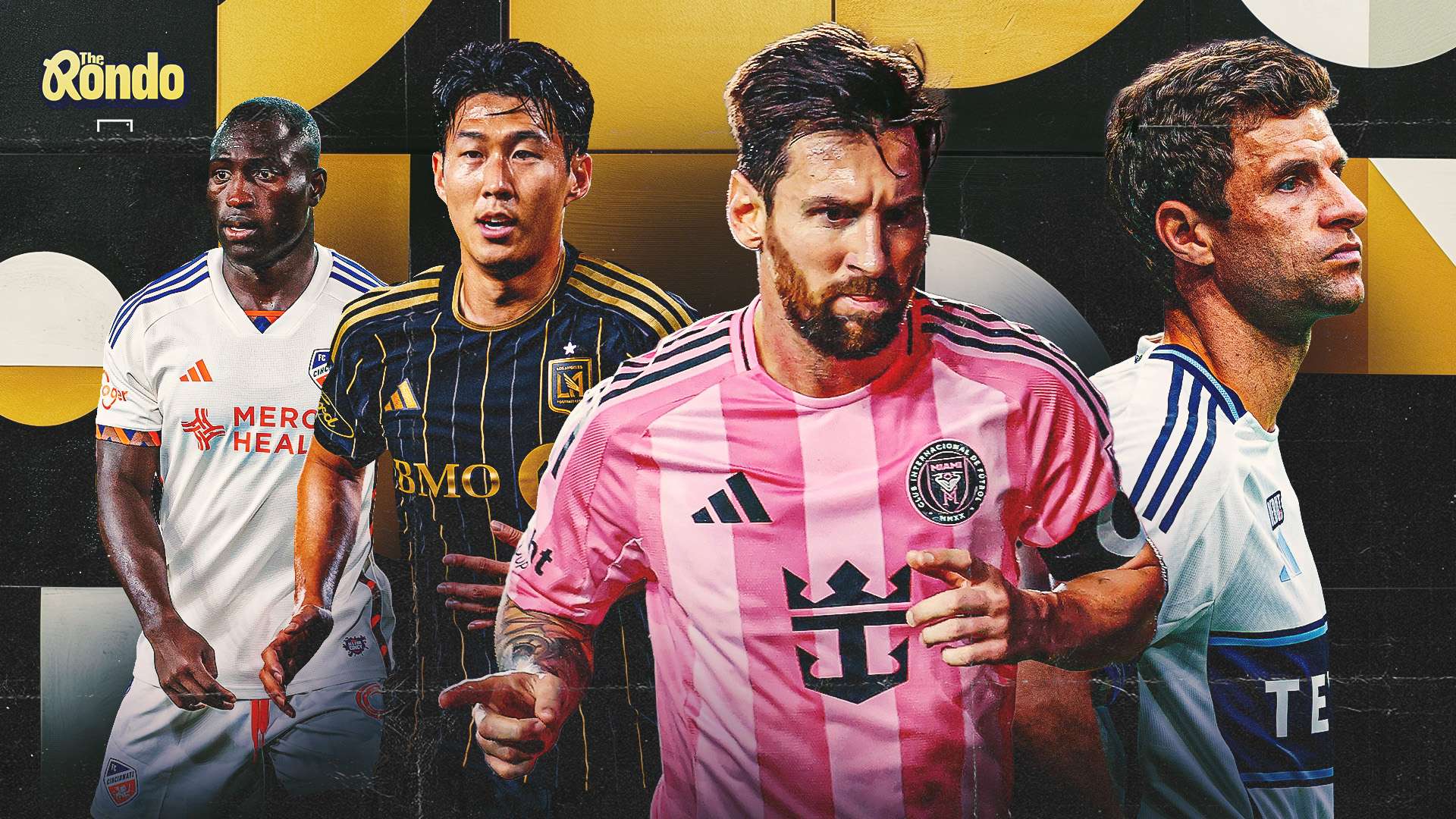 Lionel Messi, Thomas Muller, Kevin Denkey, Son Heung-Min