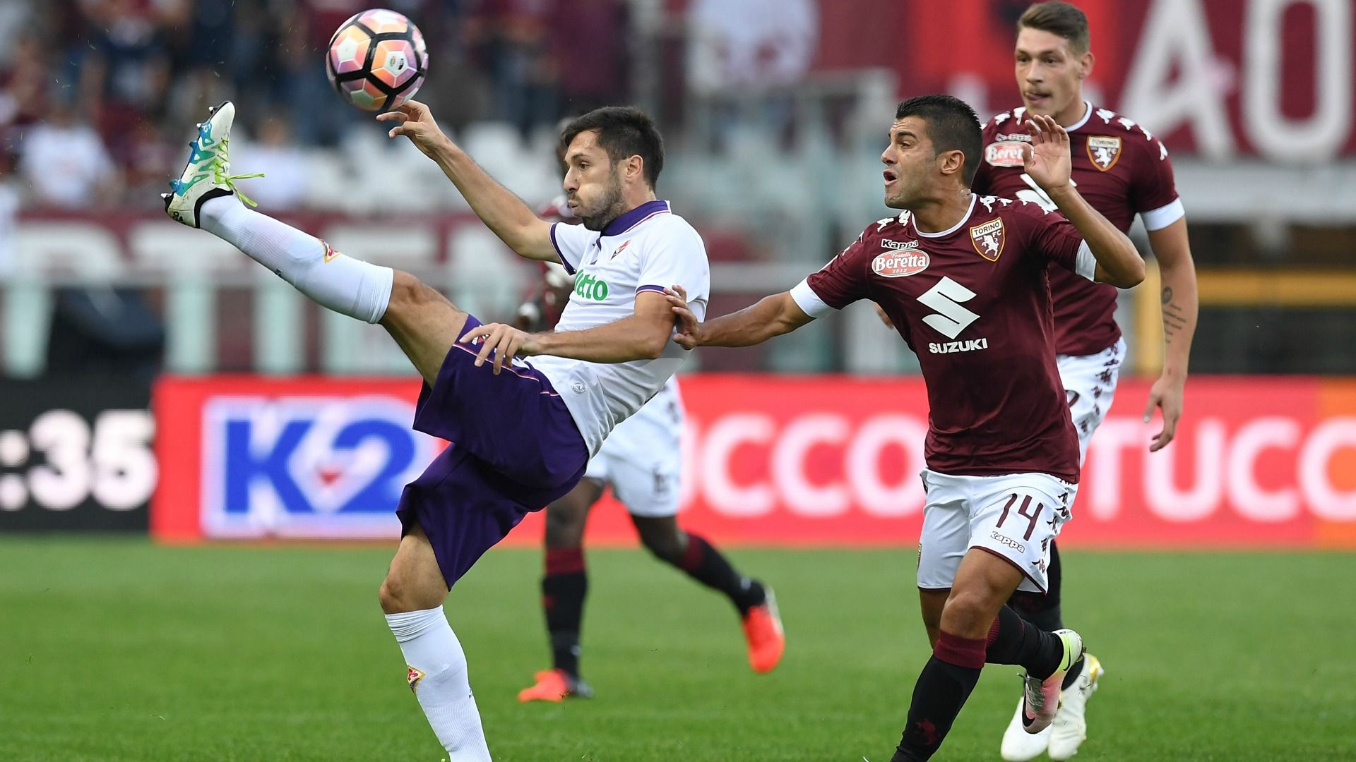 Iago Falque Hrvoje Milic Torino Fiorentina