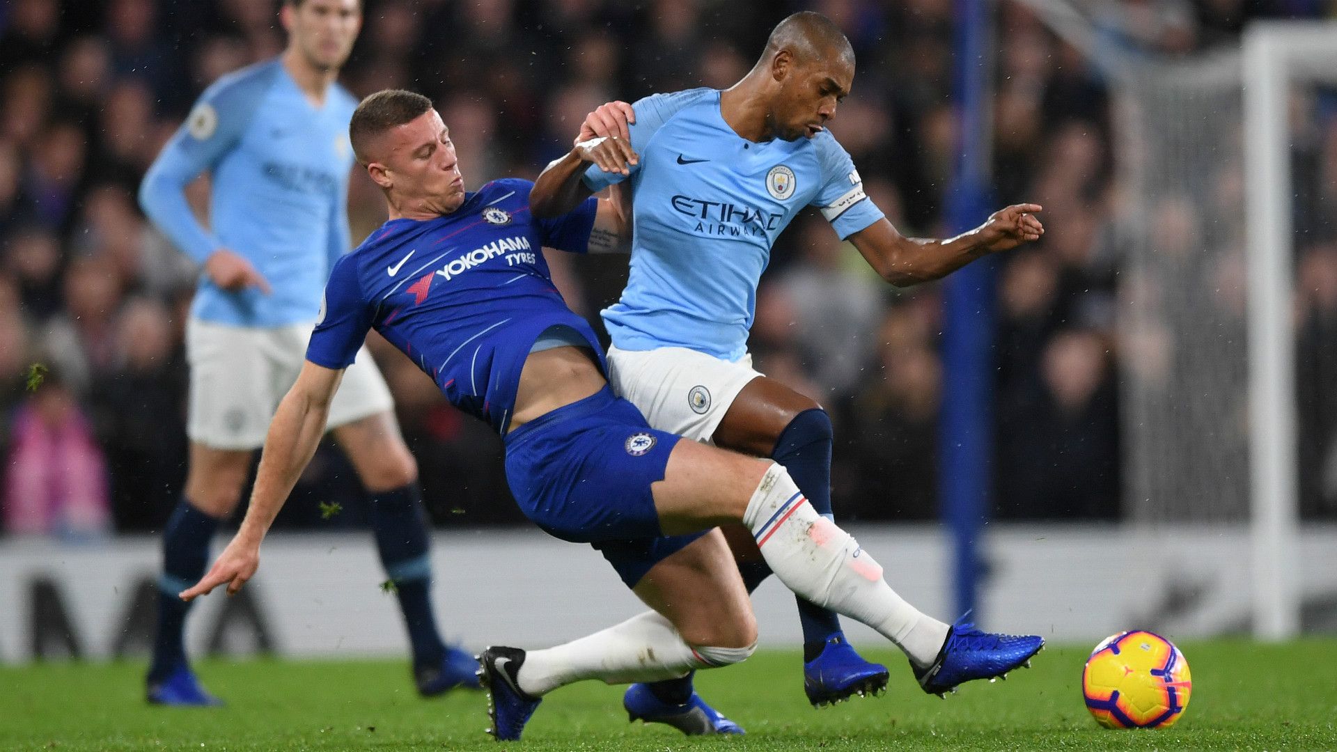 ROSS BARKLEY CHELSEA FERNANDINHO MANCHESTER CITY